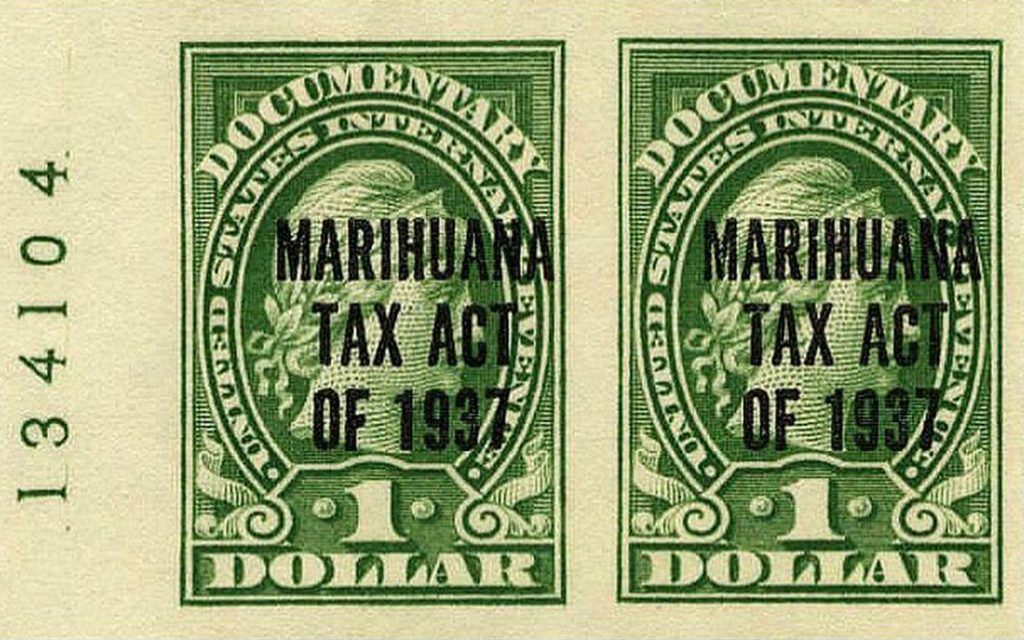 Pamiątkowy dolar z okazji uchwalenia Marihuana Tax Act